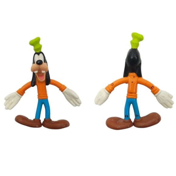 Walt Disney World Kellogg Mickey Mouse Goofy Donald Bendy Vintage 90s Toy Lot - Picture 6 of 8